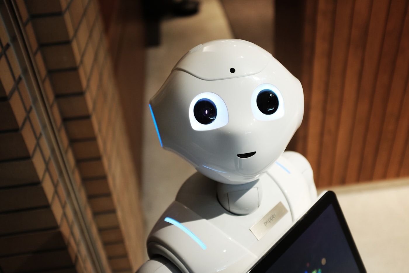 White humanoid robot symbolizing responsible artificial intelligence
