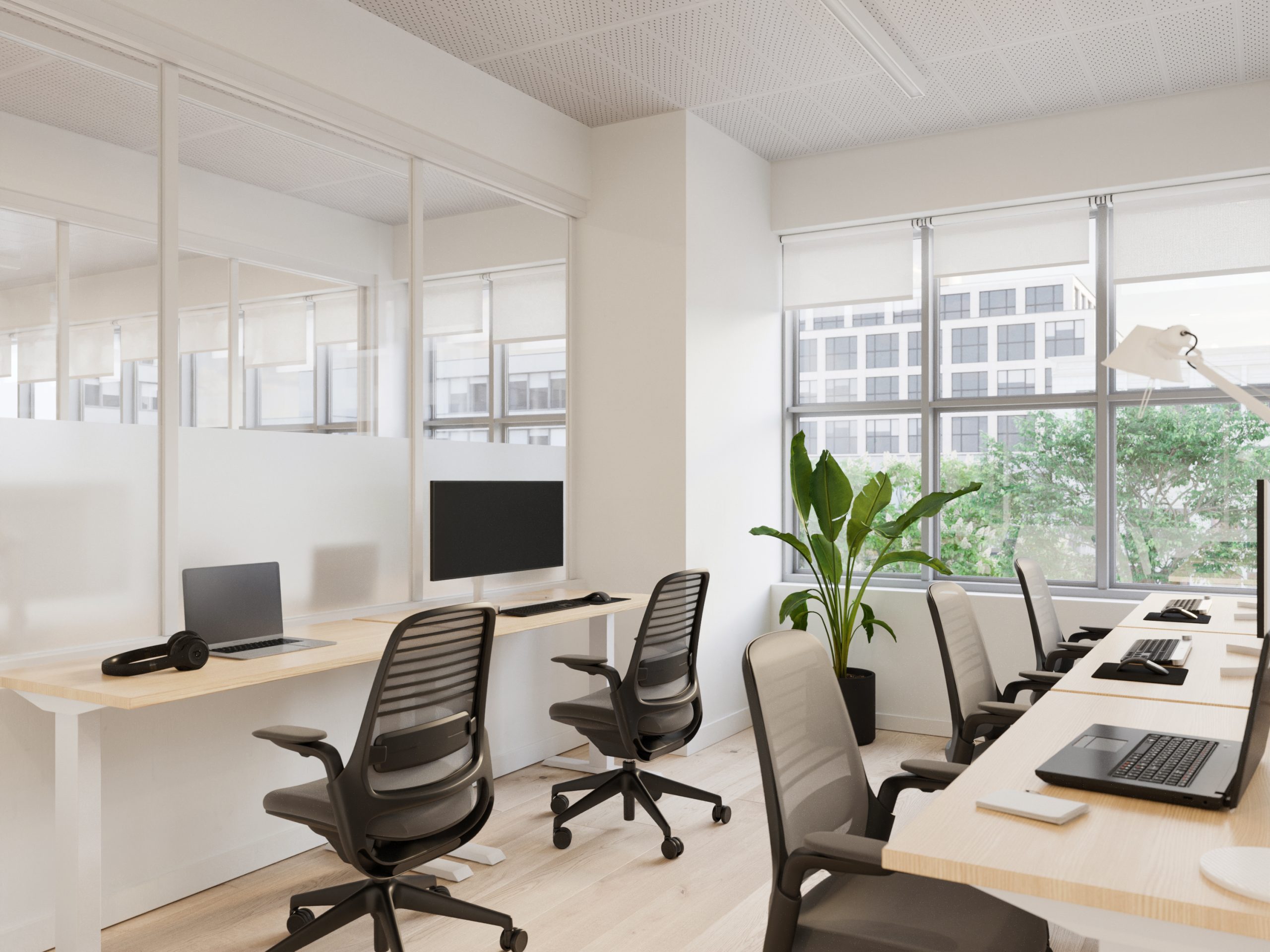 Modern coworking space